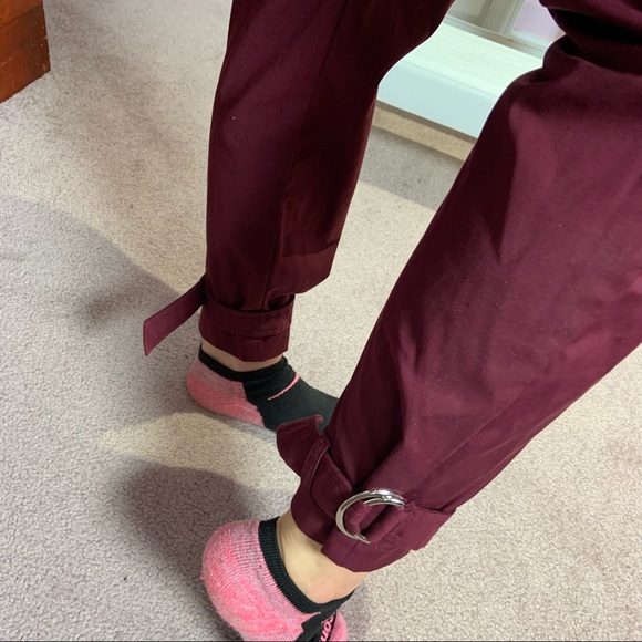 Lavish Alice plum utility pants - uk 8 - Picture 8 of 10